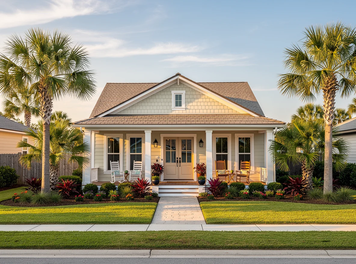 Coastal home exterior in Ponte Vedra Beach, Florida