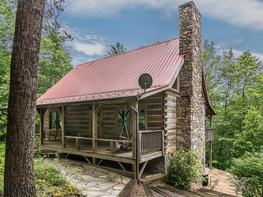 Asheville Mars Hill Mountain Log Cabin Real Estate For Sale