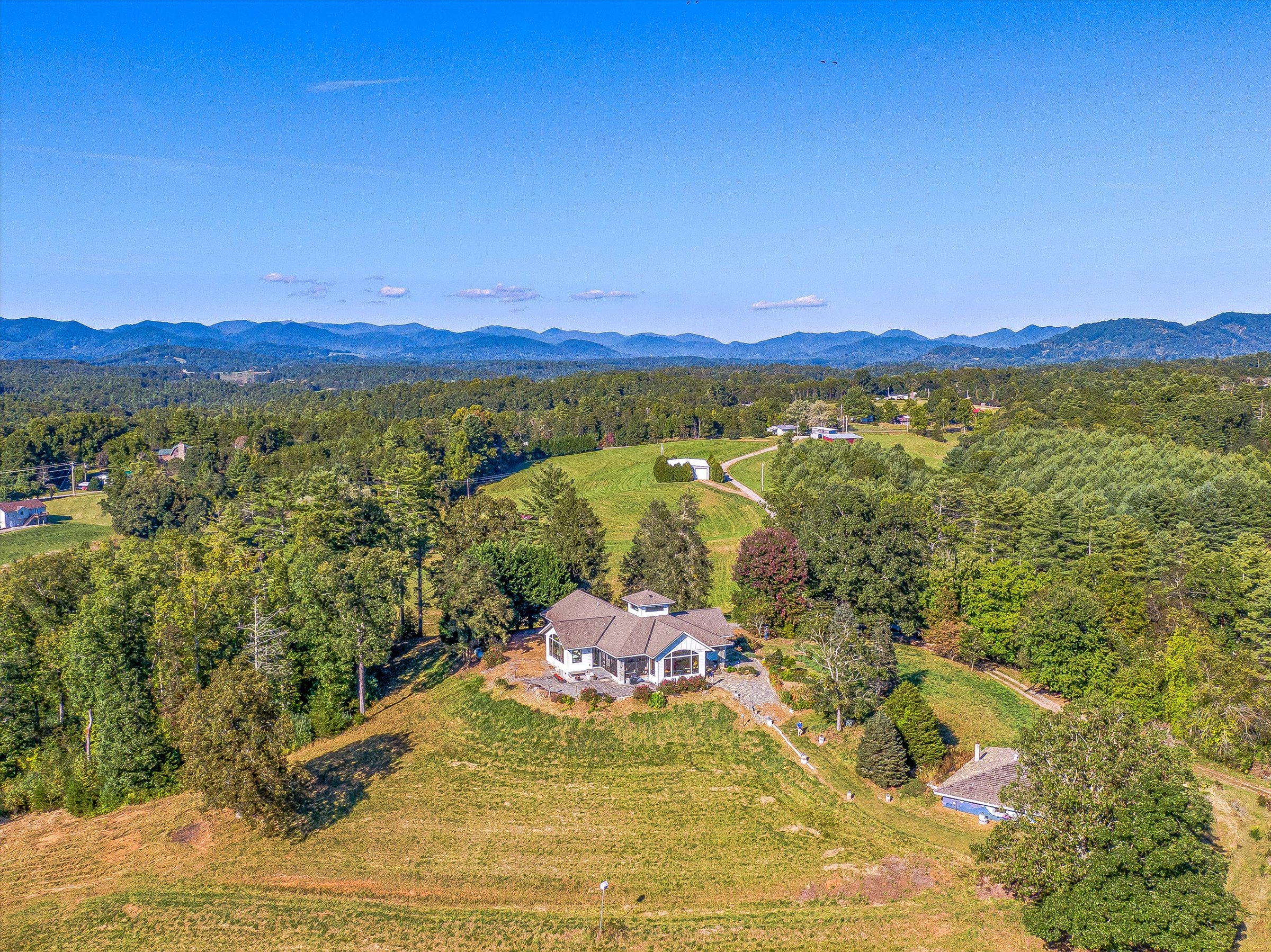 Weaverville Luxury Home Farm Land Acreage for Sale North Carolina