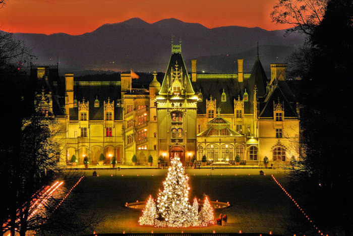 Biltmore House Estate at Christmas