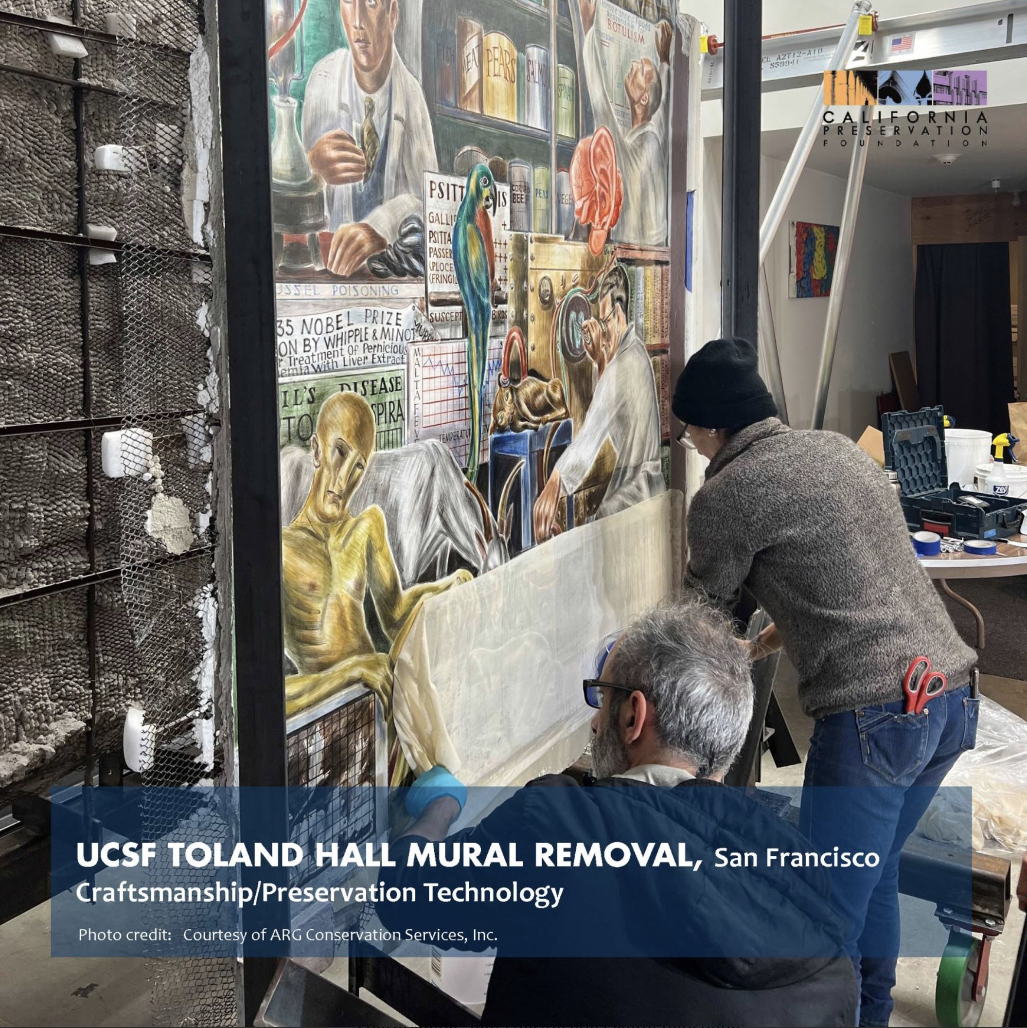 UCSF Toland Hall Mural UCSF Toland Hall Mural