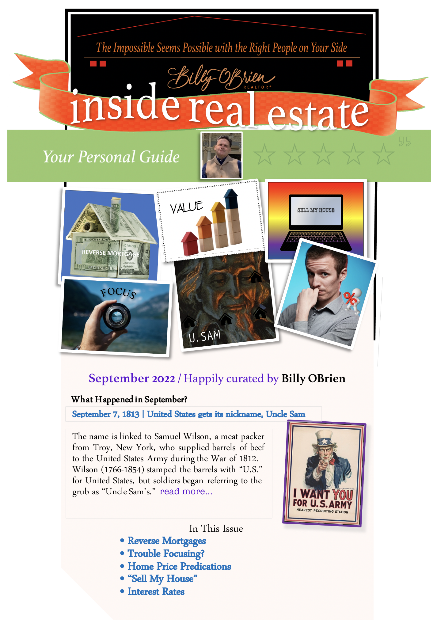 Intro page to Inside real estate. Local real estate news.