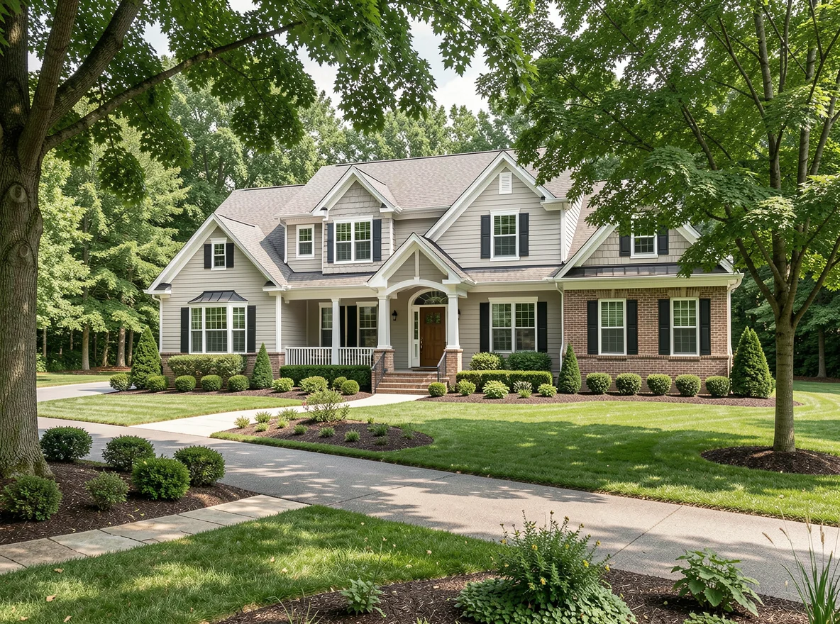 Home exterior in Columbia Maryland