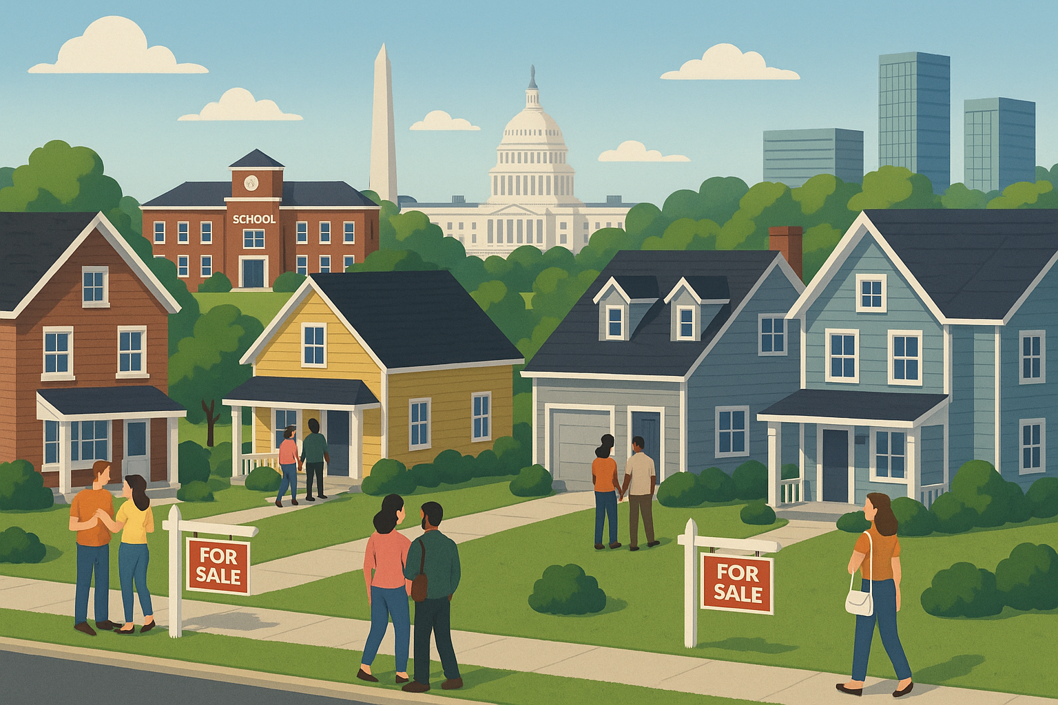 Graph displaying Northern Virginia housing inventory trends
