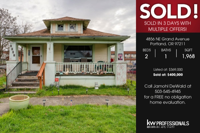 JDPDXRealEstate JUST SOLD