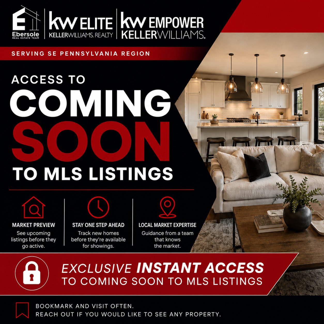 Coming Soon to MLS Listings