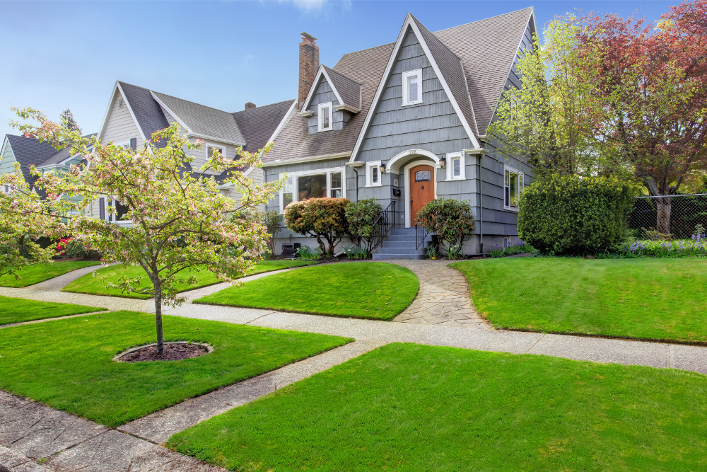 tidy house exterior