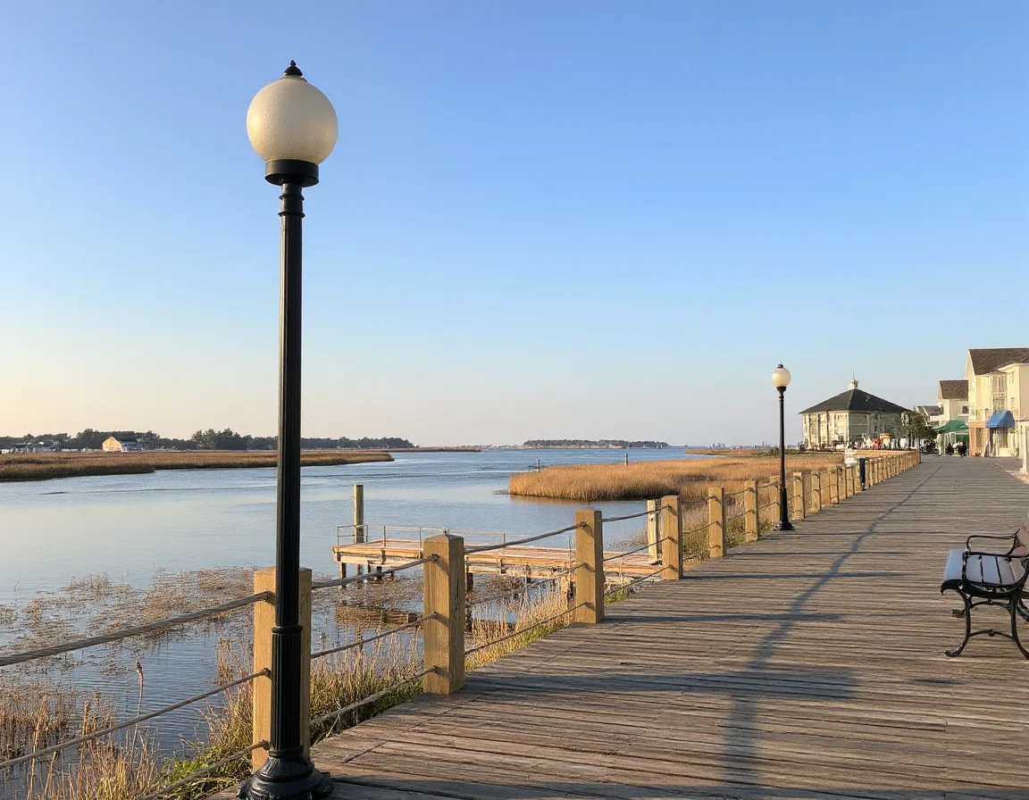 Soundside waterfront view in Emerald Isle