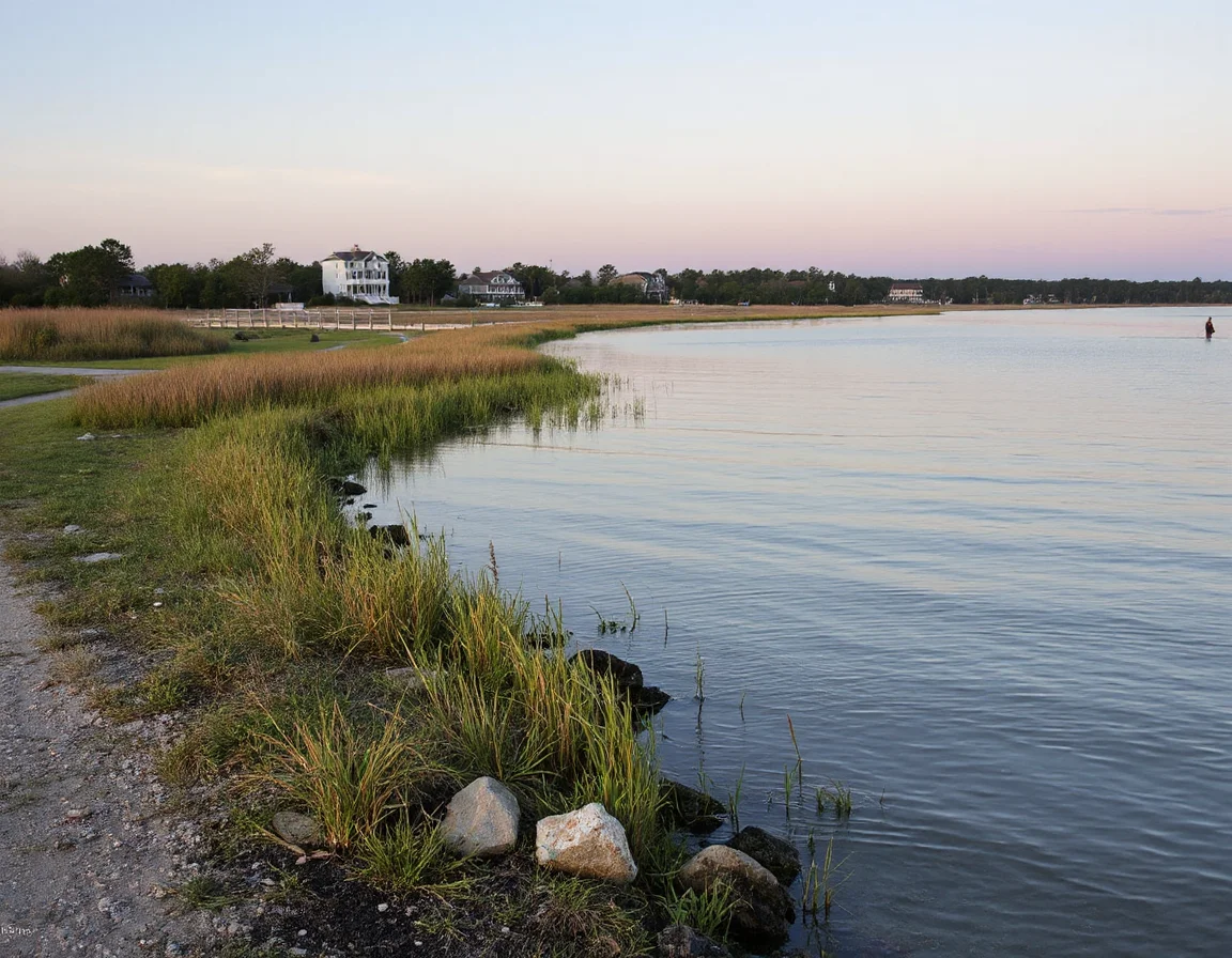 Coastal marsh waterfront near Swansboro