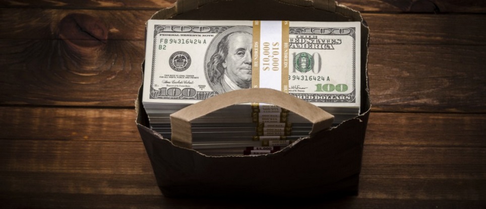 bag full of money