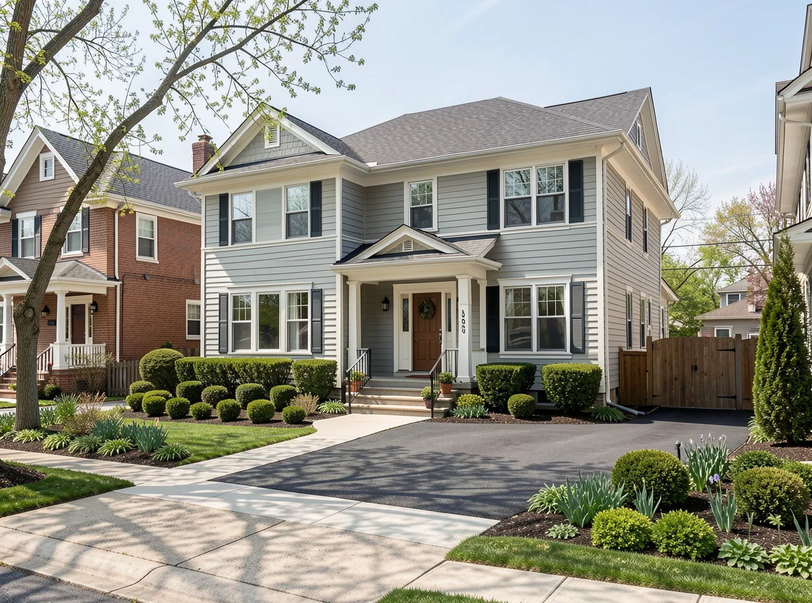Chicago multifamily exterior in established neighborhood