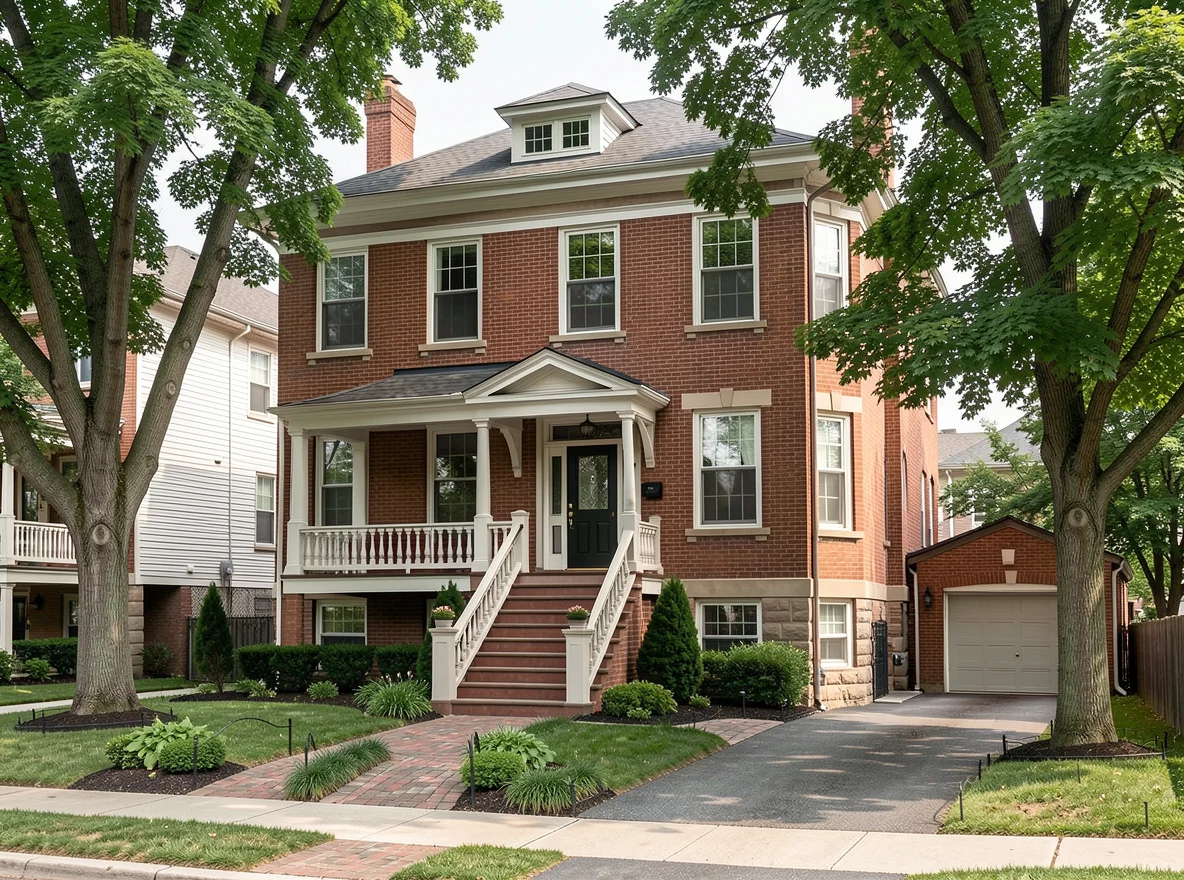 Chicago two-flat exterior