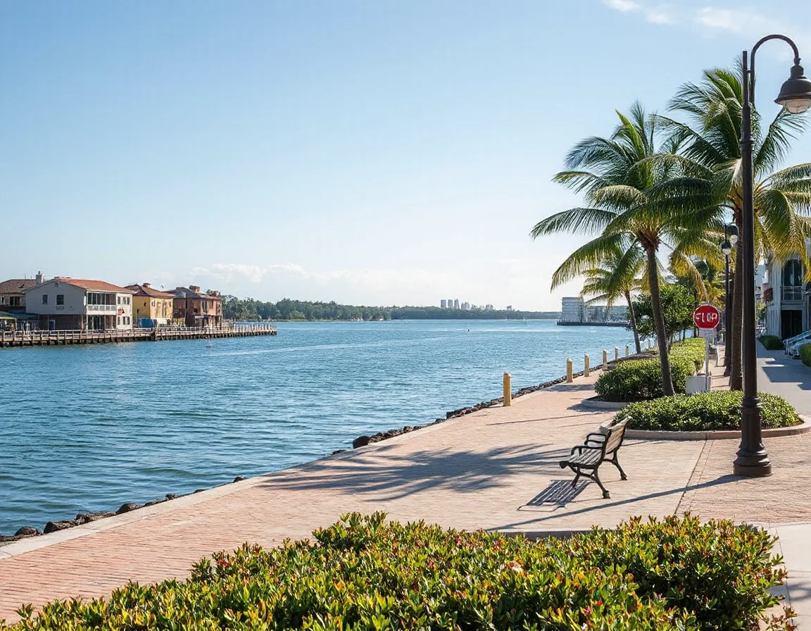 Intracoastal Waterway shoreline in Boynton Beach