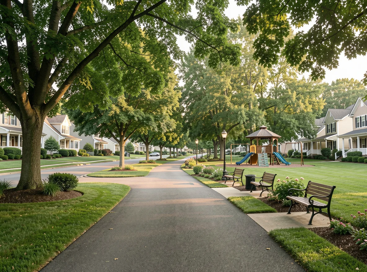 Greenbrier neighborhood streetscape