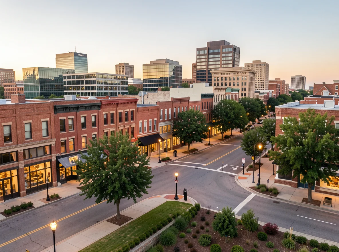 Historic downtown Springfield streetscape