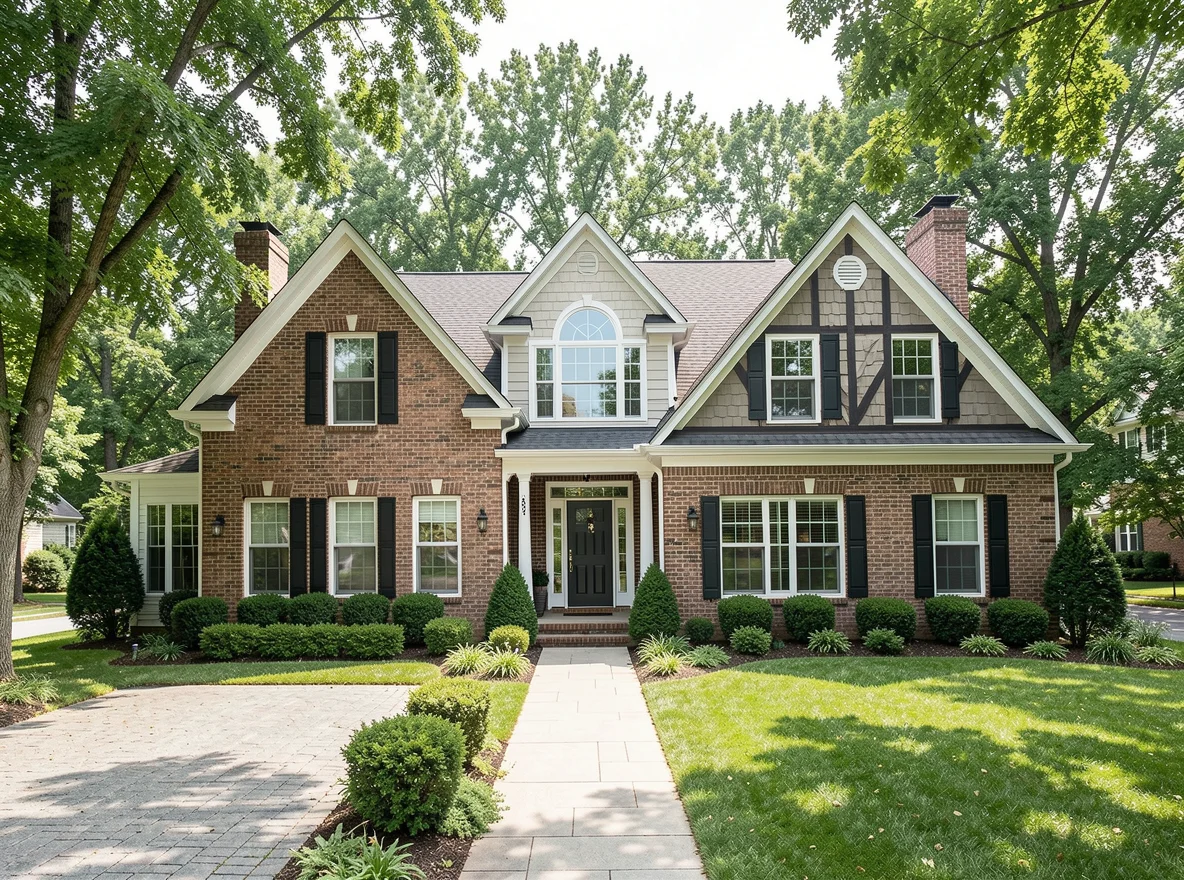 Brick home with landscaped yard in White House, Tennessee