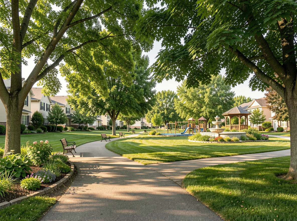 Gallatin neighborhood streetscape