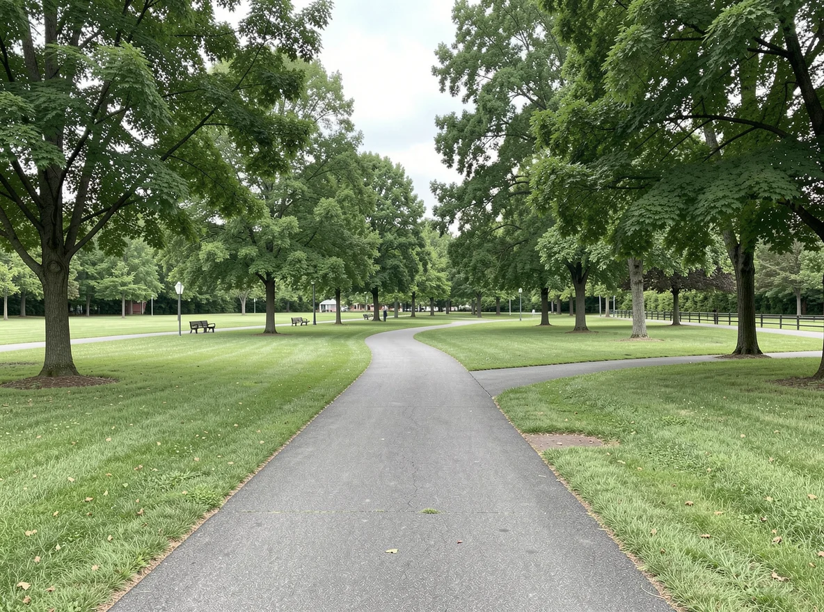 Clarksville park and greenway scene