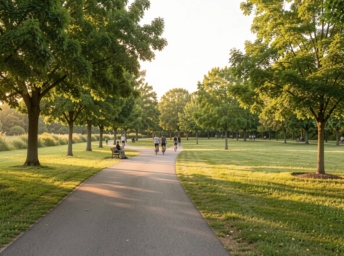 Nashville greenway and park scene