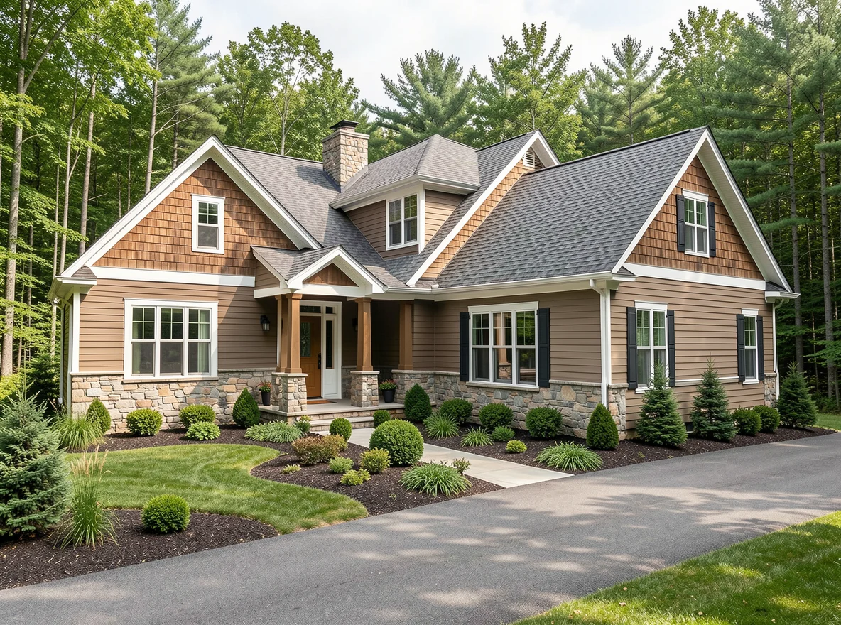 Mountain home exterior in Bartlett