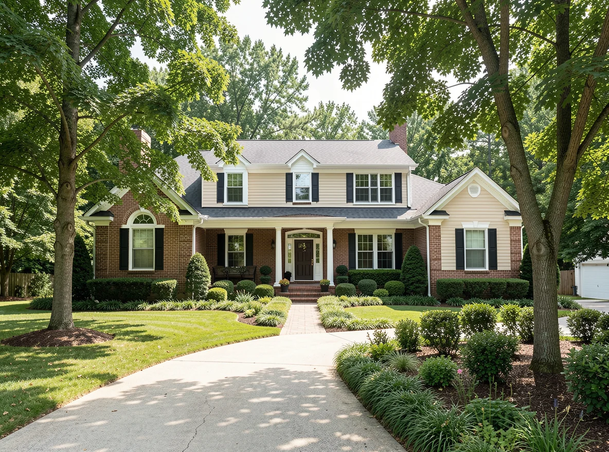 Beautiful home exterior in Germantown
