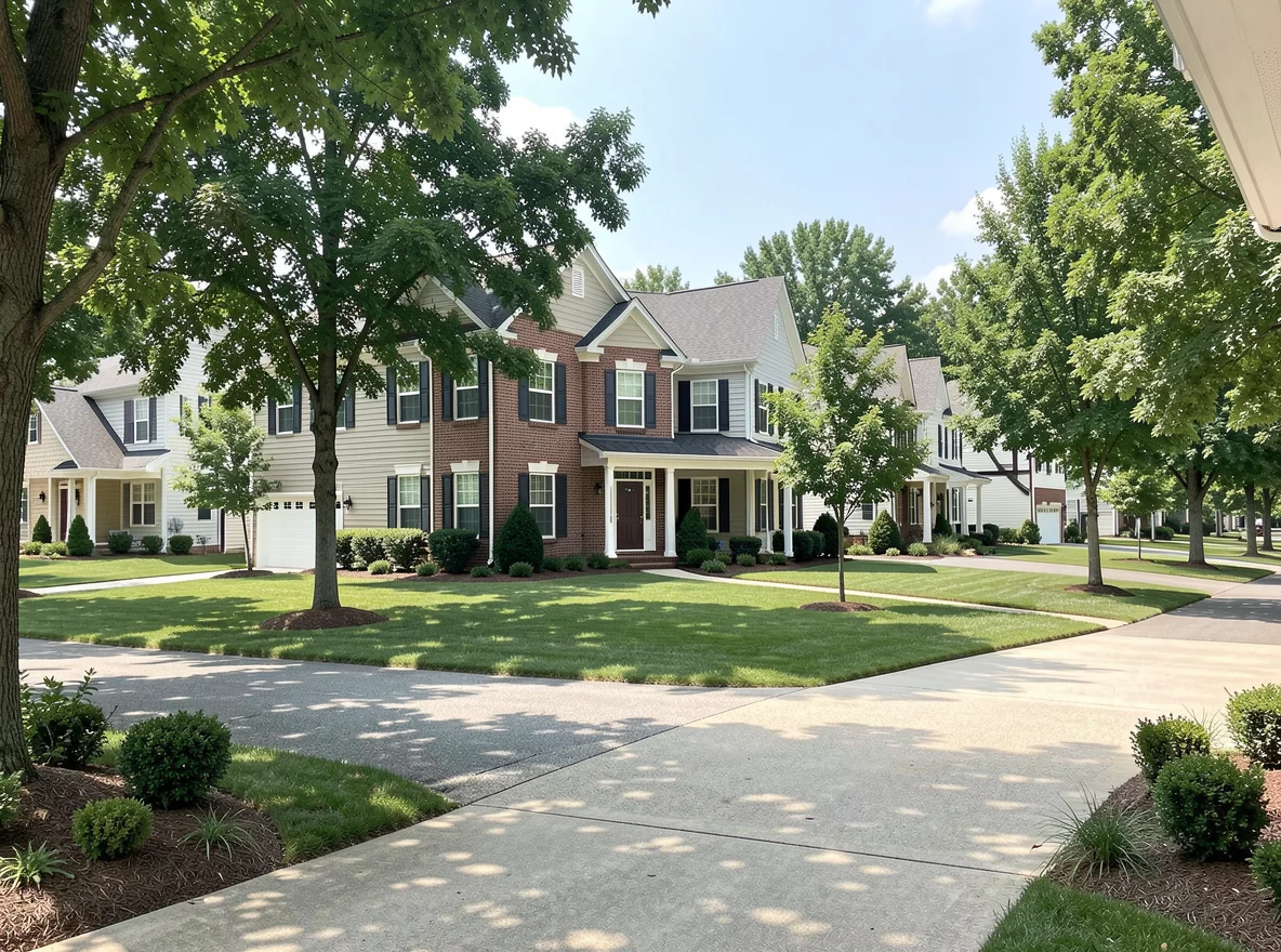 Neighborhood setting in Atoka, Tennessee