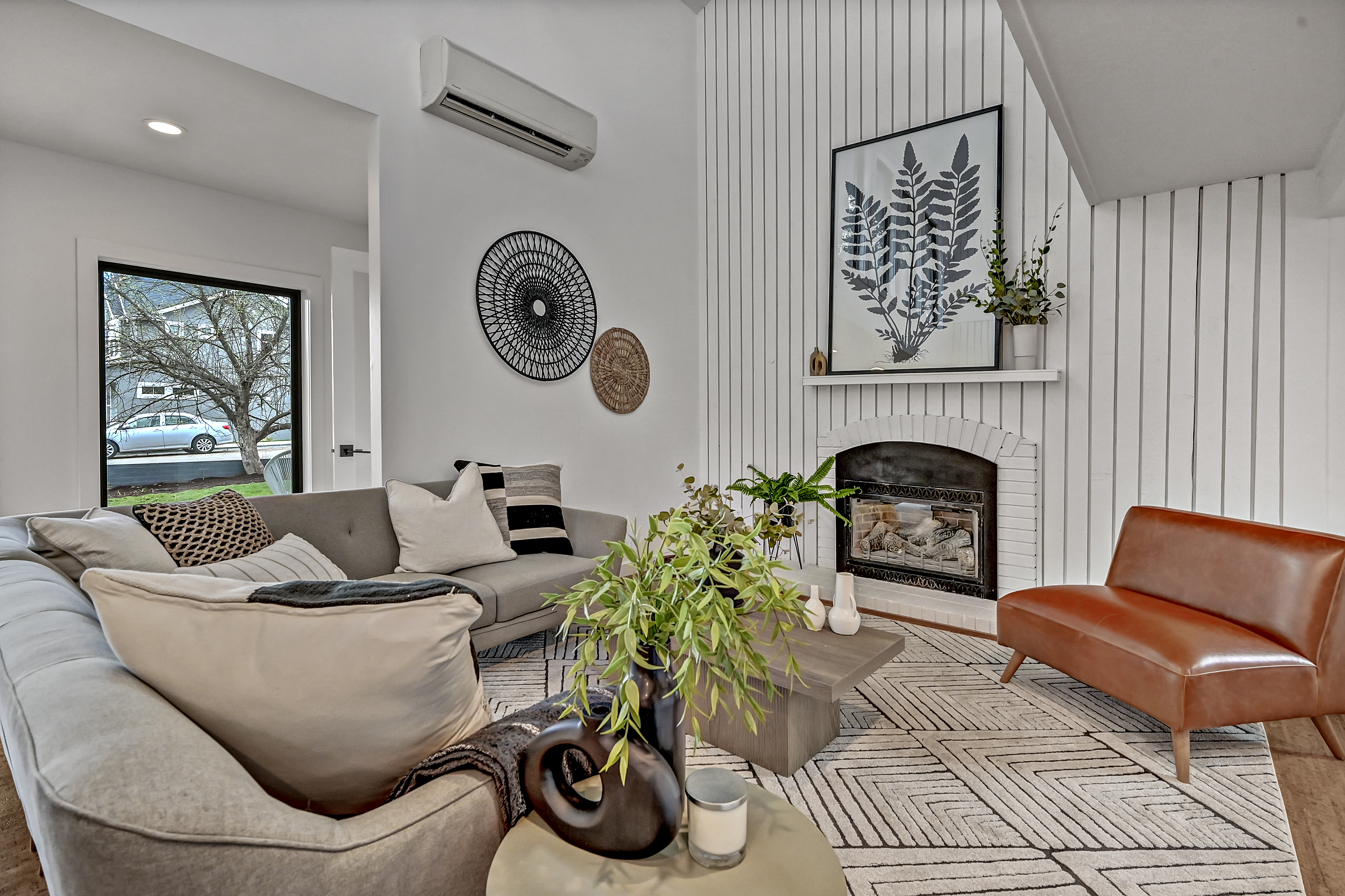 26th St Staged Living Room Professionally staged living room