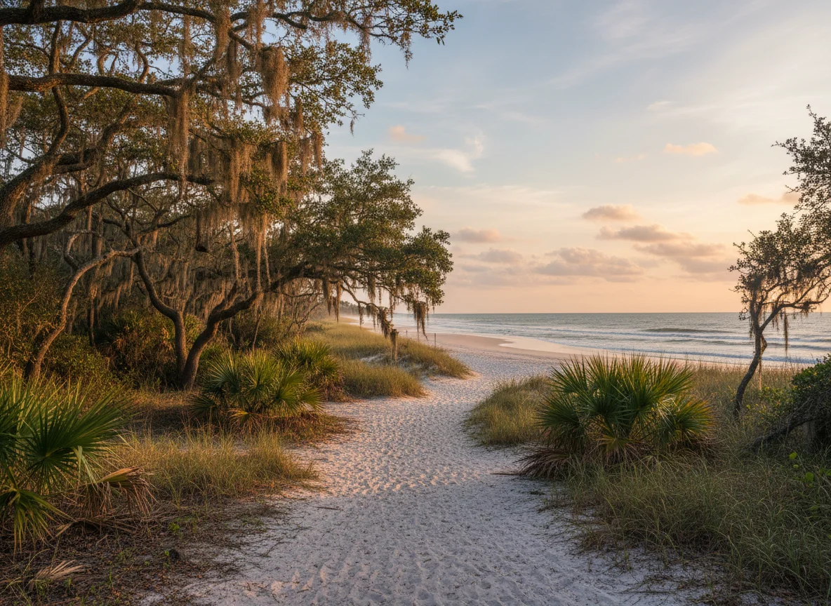 Fort Clinch State Park coastal path