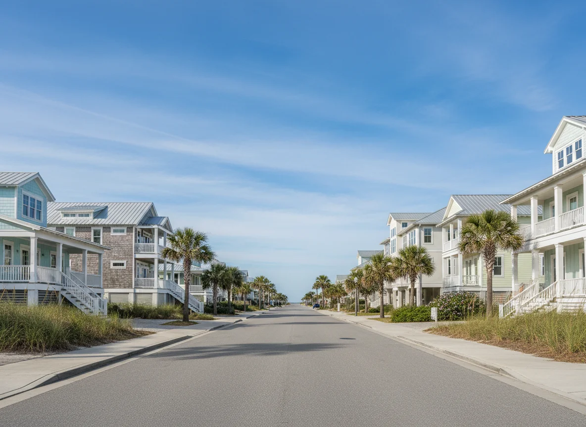 Coastal homes in Jacksonville Beach