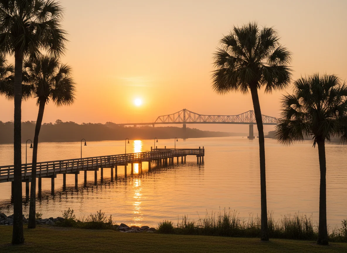 St. Johns River and bridge in Jacksonville