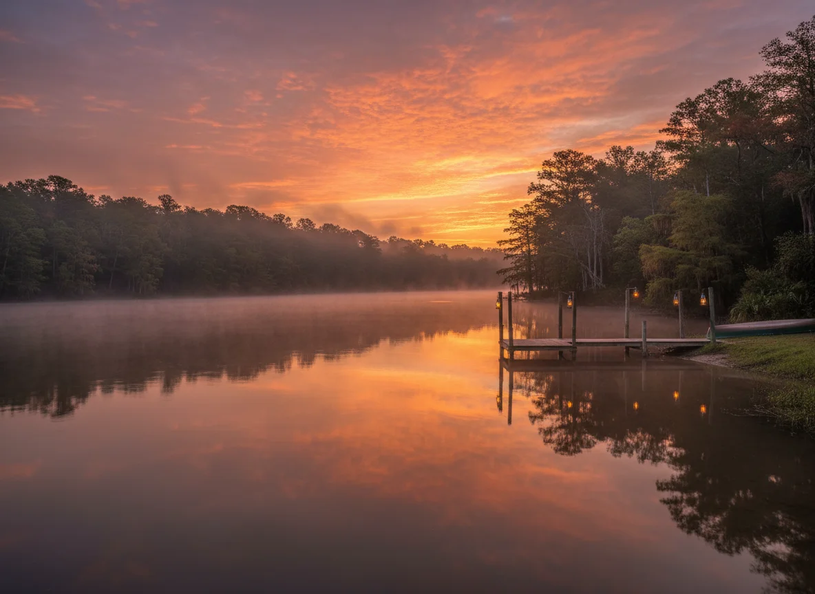 Sunset over the St. Johns River in Jacksonville