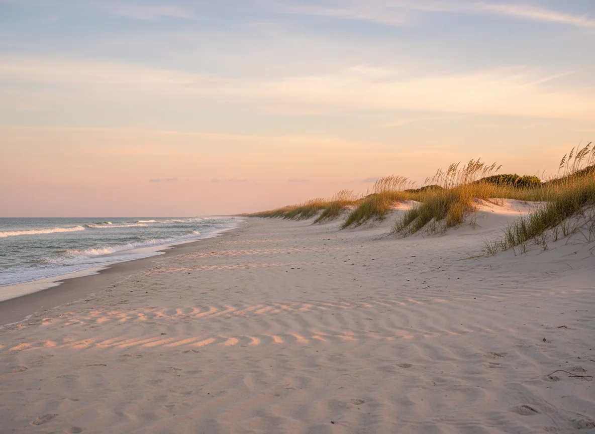 Amelia Island dunes and shoreline