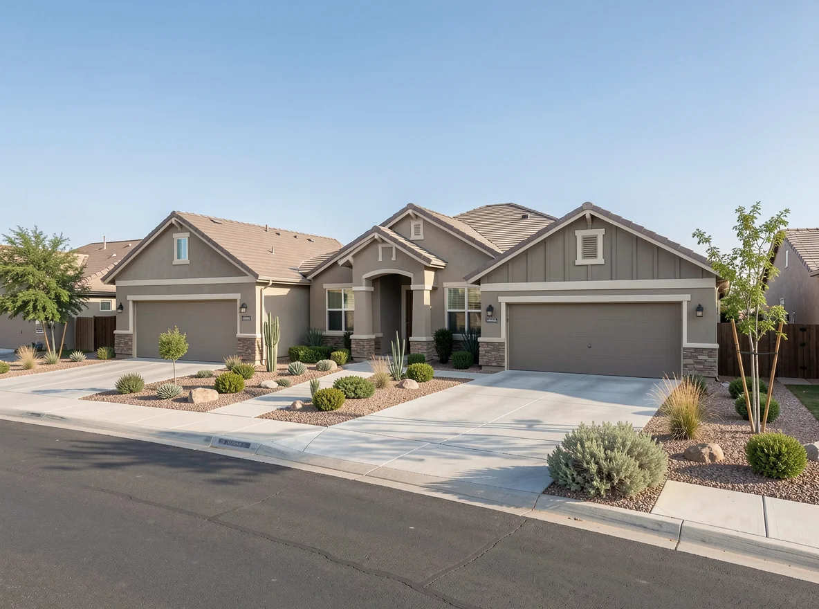 Neighborhood setting representing Rio Rancho homes for sale