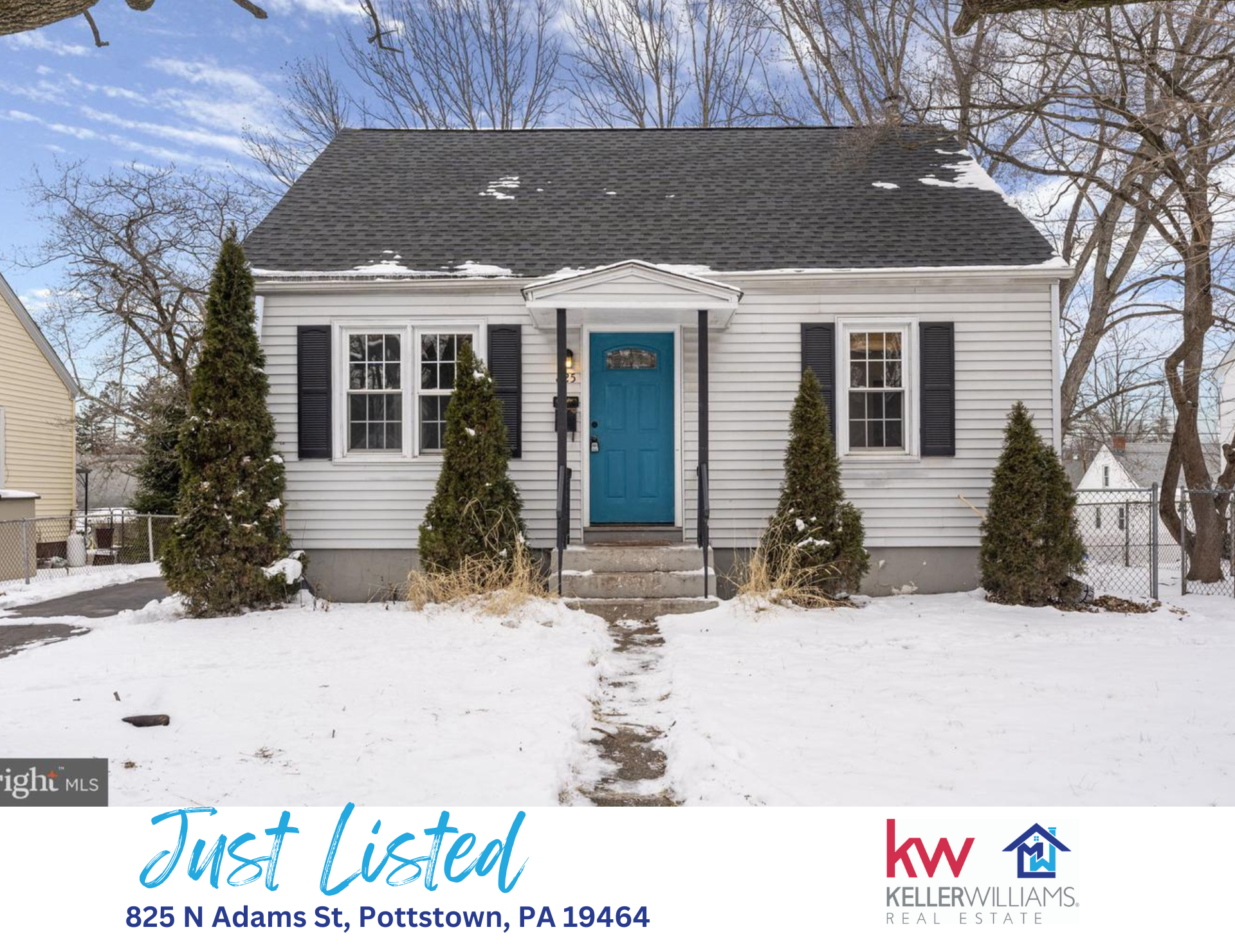  Just Listed 825 N Adams St, Pottstown