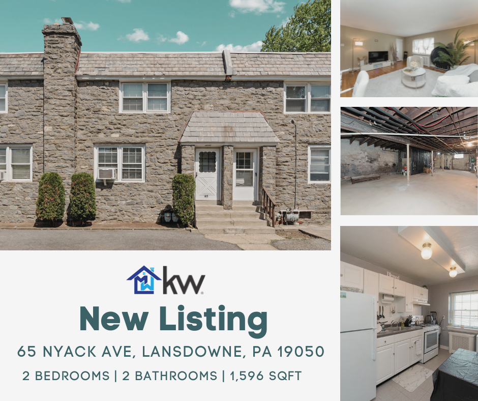 Just Listed! 65 Nyack Avenue, Lansdowne, PA 19050