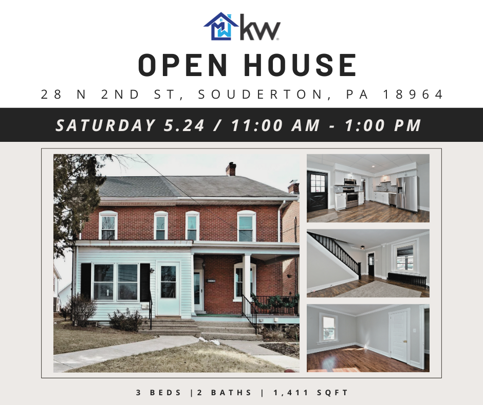 OPEN HOUSE! 28 N 2nd St, Souderton, PA 18964
