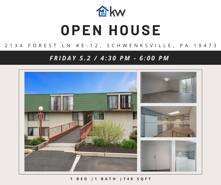 OPEN HOUSE ALERT! 2134 Forest Ln #E-12, Schwenksville, PA 19473