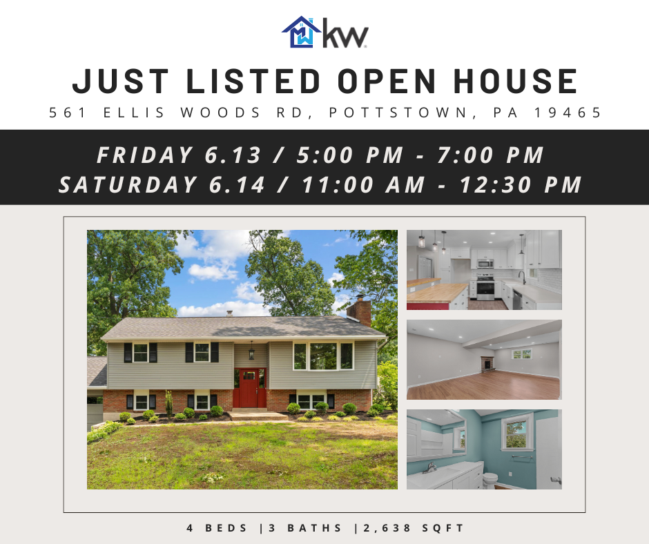 OPEN HOUSE! 561 Ellis Woods Rd, Pottstown, PA 19465
