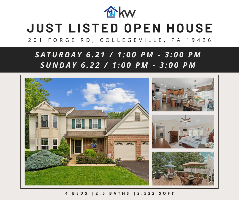 Just Listed + Open House | 201 Forge Rd, Collegeville