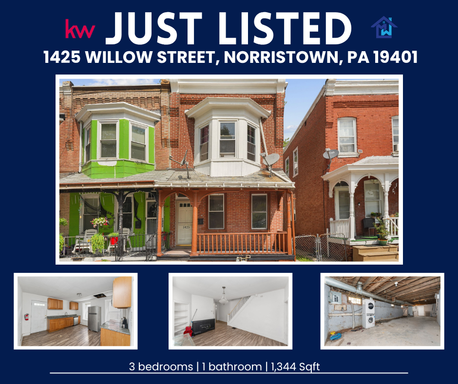 JUST LISTED! 1425 Willow St, Norristown PA 19401