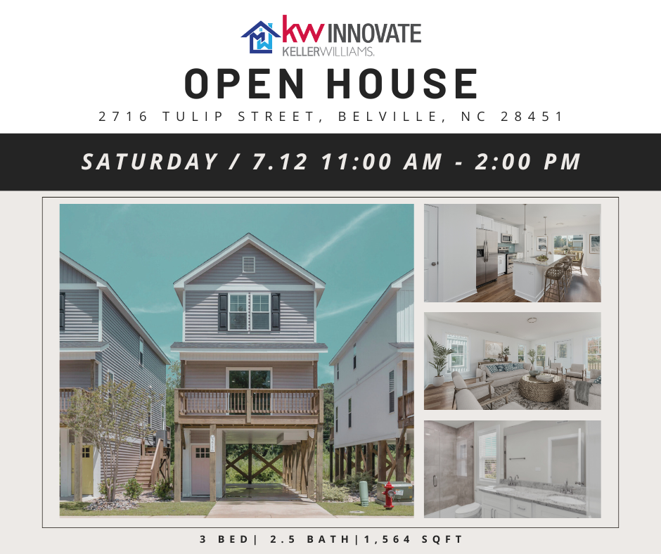 OPEN HOUSE IN NC! 2716 Tulip St, Belville!