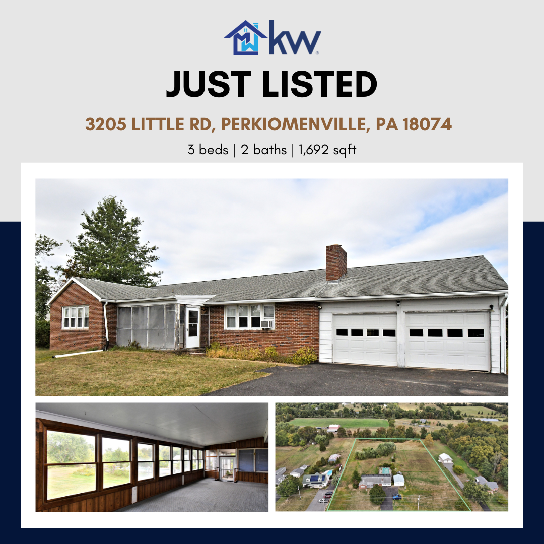 Just Listed: 3205 Little Rd, Perkiomenville, PA 18074