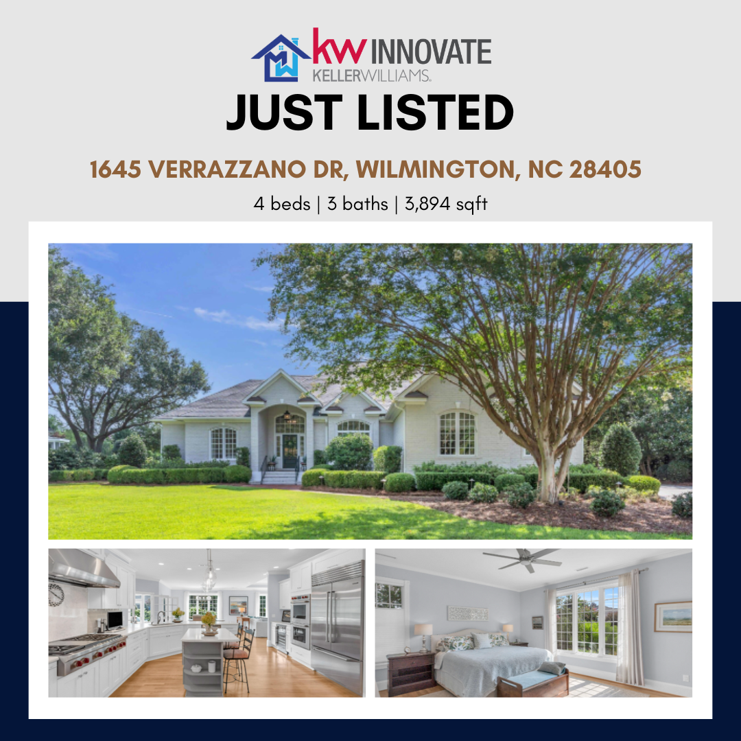 Just Listed: 1645 Verrazzano Drive, Wilmington, NC 28405