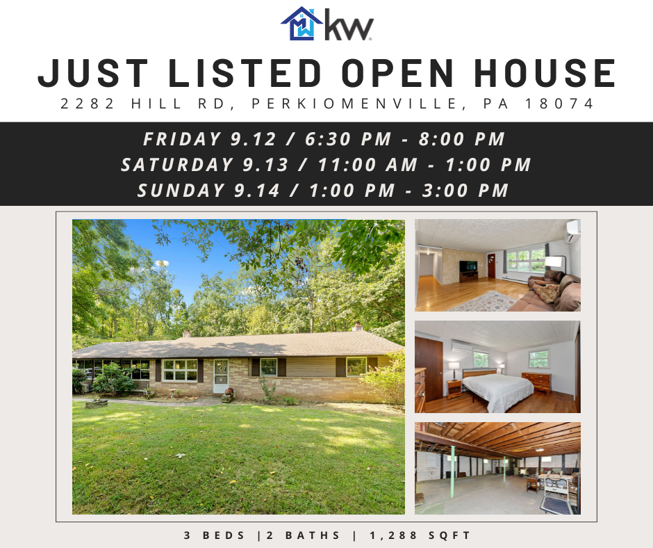Just Listed: 2282 Hill Rd, Perkiomenville, PA 18074!