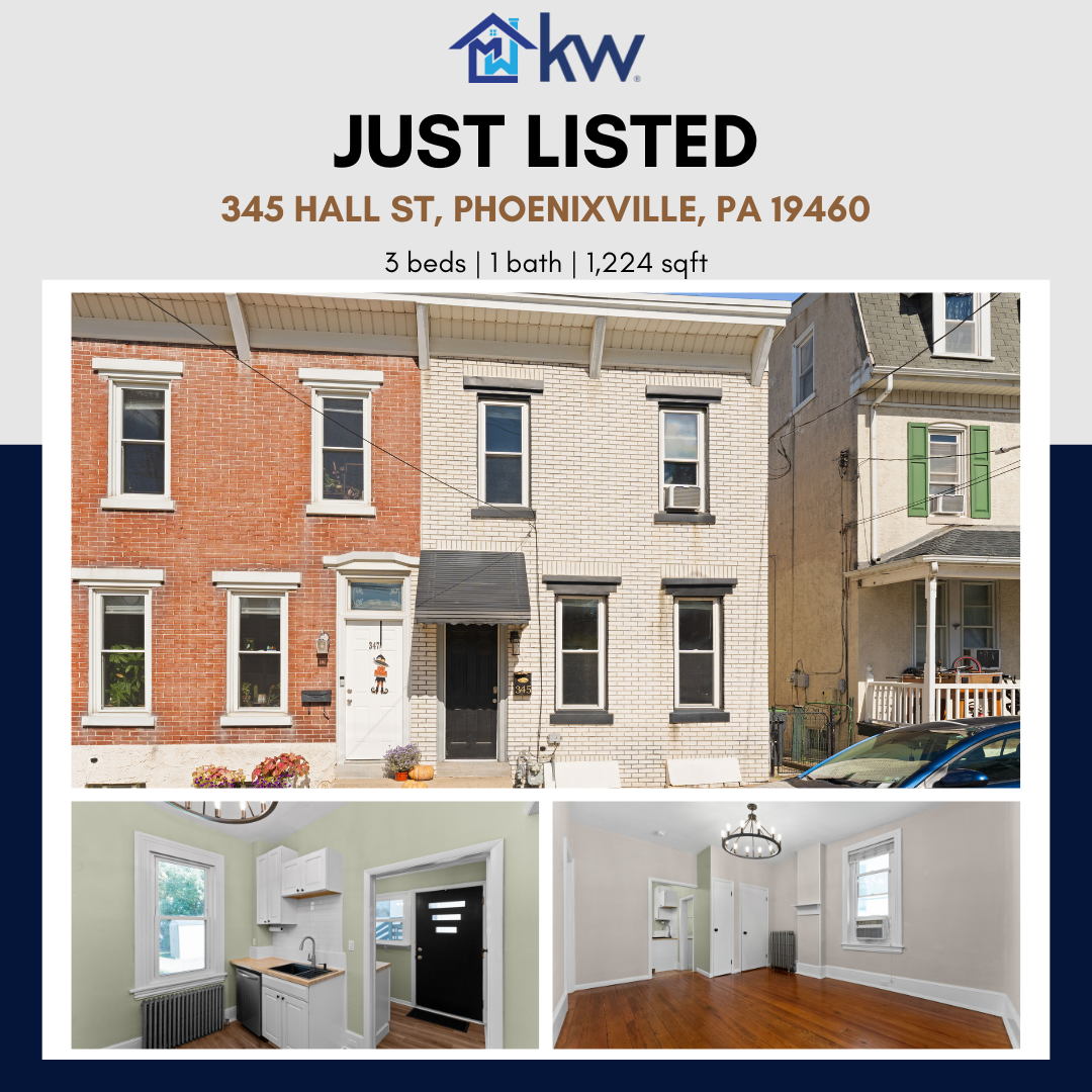 JUST LISTED! 345 Hall St, Phoenixville, PA
