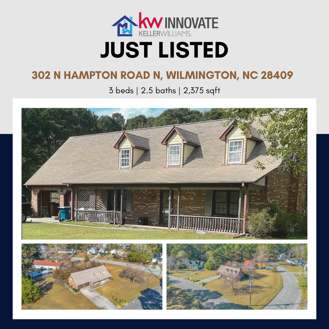 Just Listed:  302 N Hampton Road N, Wilmington, NC 28409 