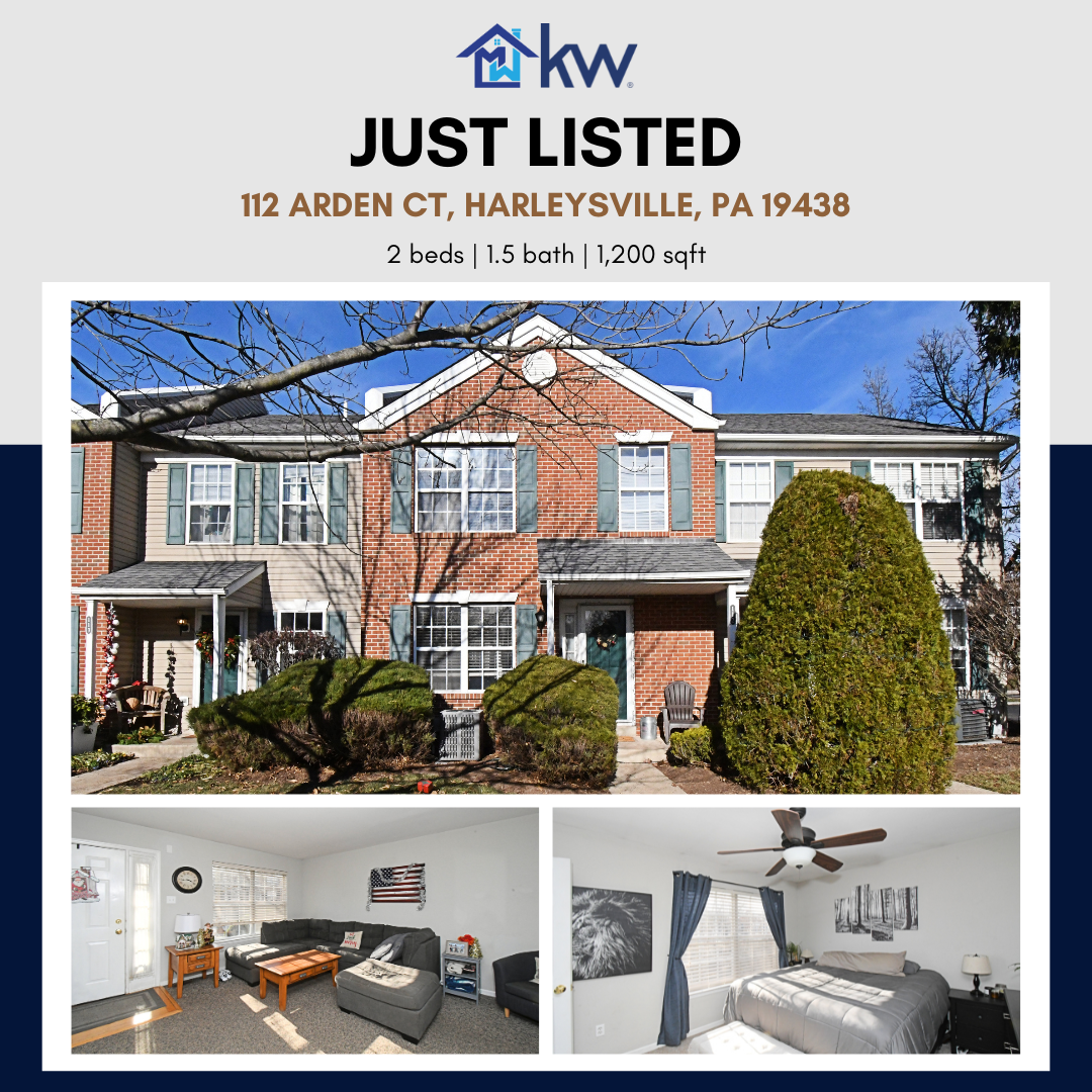 JUST LISTED: 112 Arden Ct, Harleysville, PA 19438