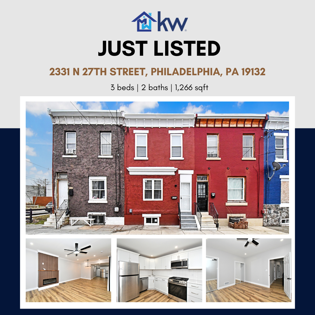 JUST LISTED! 2331 N 27th St, Philadelphia, PA 19132