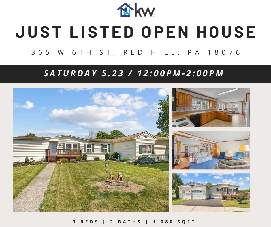 Just Listed Open House 365 W 6th St Red Hill, PA