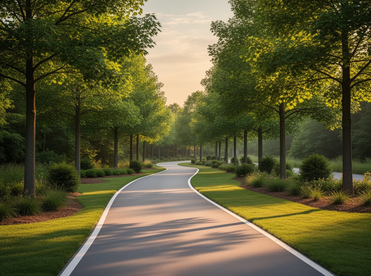 Greenway path for walking and cycling in Catawba County